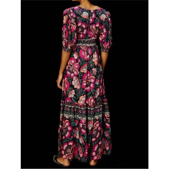 Farm Rio Flowers Garden Maxi dress